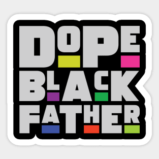 Dope Black Father Sticker